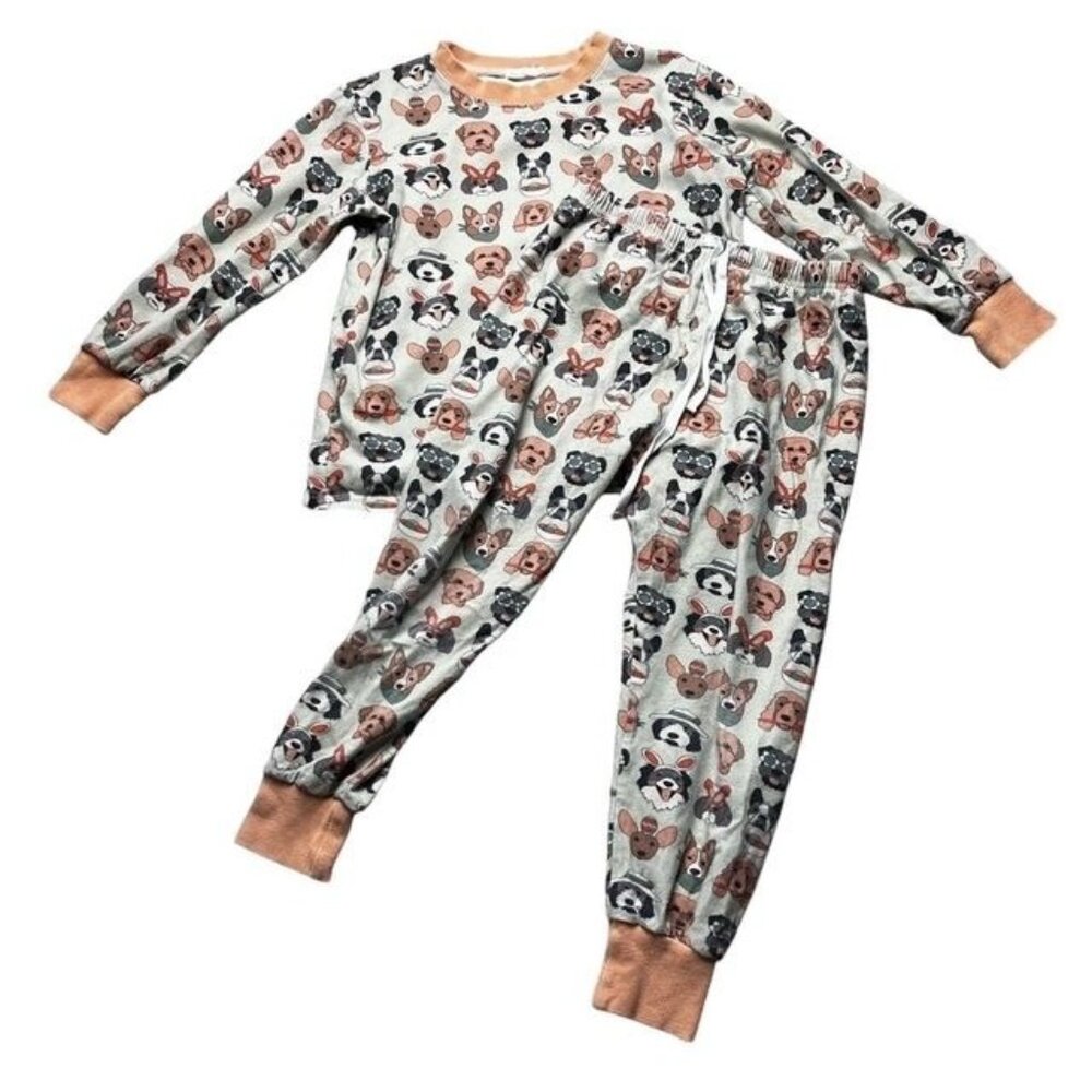 Nora Madison Easter Dogs Pajama Set Size 8-9 Years